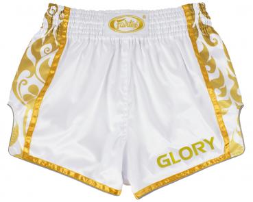 Fairtex Muay Thai Shorts Glory weiß BSG2